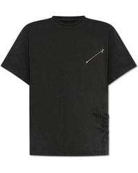 MM6 by Maison Martin Margiela - T-Shirt With Pocket - Lyst