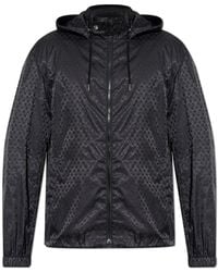 McQueen - Lightweight Jacket With Detachable Hood - Lyst