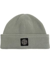 Stone Island - Cap With Logo Patch - Lyst