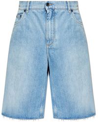 Dolce & Gabbana - Denim Shorts With A Vintage Effect - Lyst