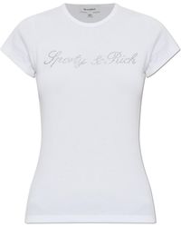 Sporty & Rich - T-Shirt From The 'Rich Girl Drop' Collection - Lyst