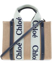 Chloé - ‘Woody Small’ Shopper Bag - Lyst