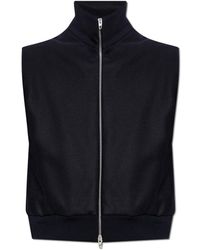 Jil Sander - Wool Vest With Stand-Up Collar - Lyst