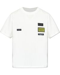 MM6 by Maison Margiela - T-Shirt With Patches - Lyst