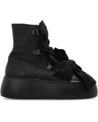 Agl Attilio Giusti Leombruni - Leather Platform Shoes "Vibe Ribbon" - Lyst