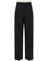 Rohe - Wool Pleated Trousers - Lyst