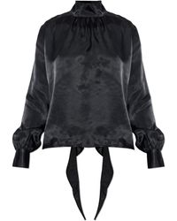 Vetements - Satin Top With Open Back - Lyst