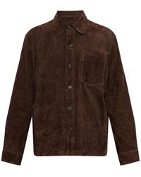 Arma - Suede Shirt 'Dino' - Lyst