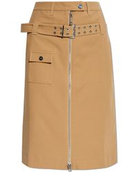 Ganni - Skirt With Belt - Lyst