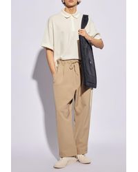 Y-3 - Cotton Polo Shirt - Lyst