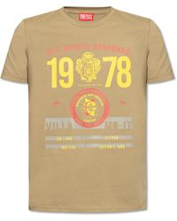 DIESEL - 't-diegor-k73' T-shirt With Print, - Lyst