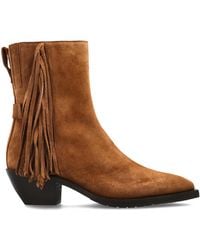 AllSaints - 'Bazely' Heeled Ankle Boots - Lyst
