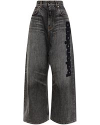 Balenciaga - Wide-Leg Jeans - Lyst
