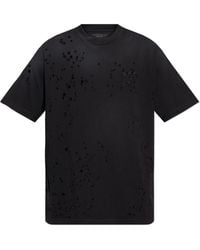 Amiri - T-Shirt With Vintage Effect - Lyst