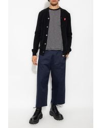 COMME DES GARÇONS PLAY - Wool Cardigan - Lyst