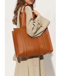 Chloé - Woody Medium Shopper Bag - Lyst