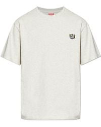 KENZO - T-Shirt With Patch - Lyst