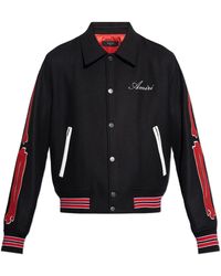 Amiri - Jacket With Embroidered Logo, - Lyst