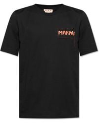 Marni - T-Shirt With Logo - Lyst