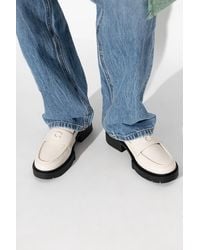 COACH - Leah Leather Loafer (Chalk) Shoes - Lyst