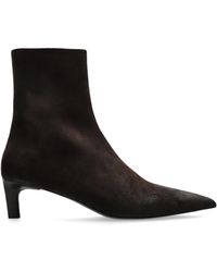 Marsèll - Suede Heeled Ankle Boots - Lyst