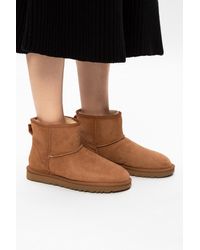 UGG - W Classic Mini Ii Suede Snow Boots - Lyst