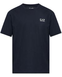EA7 - T-Shirt With Printed Logo - Lyst