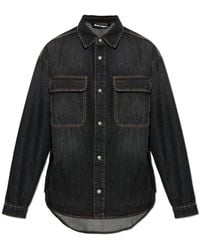 Palm Angels - Denim Shirt With Pockets - Lyst
