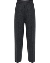 Ami Paris - Trousers With Striped Pattern - Lyst