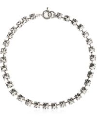Isabel Marant - Short Necklace With Shimmering Crystals - Lyst