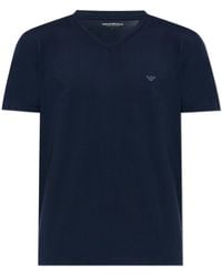 Emporio Armani - Lingerie T-Shirt With V-Neck - Lyst