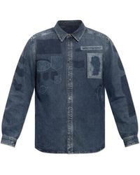 DIESEL - Denim Shirt 'D-Simply-S14' - Lyst
