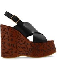 Chloé - Maxime Wedge Sandal - Lyst