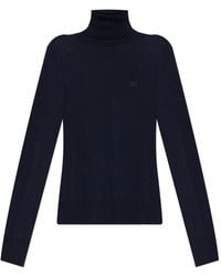 DSquared² - Wool Turtleneck With Logo - Lyst