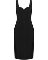 Versace - Fitted Dress With Spaghetti Straps - Lyst