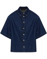 Anine Bing - "Lincoln" Denim Shirt - Lyst