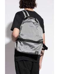 Stone Island - Backpack With A Logo Patch - Lyst