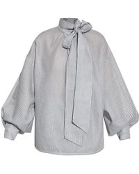 Zimmermann - Loose-Fit Top With A Striped Pattern - Lyst