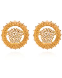 Versace - Earrings With Logo - Lyst