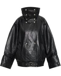 IRO - Leather Jacket "Rubis" - Lyst