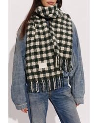 Acne Studios - Scarf With A Check Pattern - Lyst