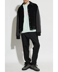 Balmain - Jacket With Velvet Finish - Lyst