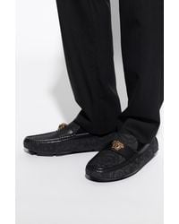 Versace - Loafers With 'Barocco' Pattern - Lyst