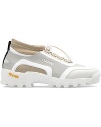 Ganni - Sneakers With Logo - Lyst