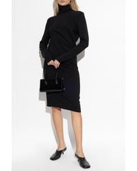TOTEME - Dress With A Stand-Up Collar - Lyst