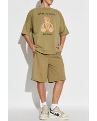 Palm Angels - Shorts With Stitching On The Legs - Lyst