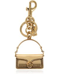COACH - Brass Keychain - Lyst
