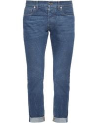 Gucci Embroidered Jeans - Blue