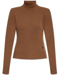 Ami Paris - Wool Turtleneck - Lyst