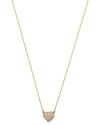 Kate Spade - Necklace With A Heart-Shaped Pendant - Lyst